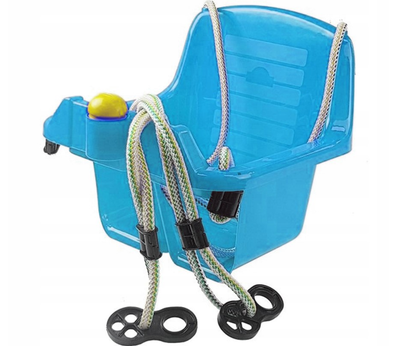 Huśtawka kubełkowa dla dzieci LEAN Toys 5037 Niebieska (5904204750738)
