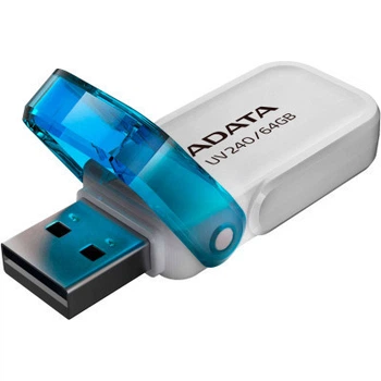 USB флеш накопитель ADATA 64GB AUV 240 White USB 2.0