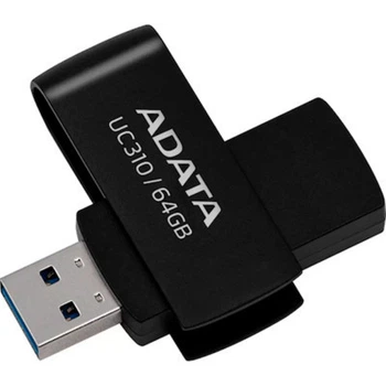 USB флеш накопитель ADATA 64GB UC310 Black USB 3.0