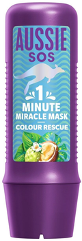 Maska Aussie SOS 1 Minute Miracle Color Rescue do włosów farbowanych 250 ml (8700216437165)