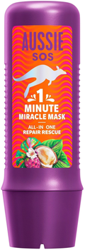 Maska Aussie SOS 1 Minute Miracle All-in one Repair Rescue do włosów zniszczonych 250 ml (8700216437264)