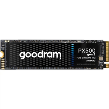 Твердотельный накопитель SSD GoodRAM PX500 512GB M.2 2280 PCIe 3x4 NVMe 1.4 3D NAND для игр (A585720DF196)