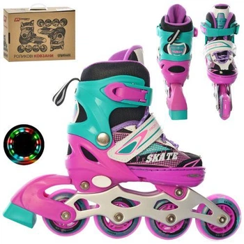 Ролики детские Profi Roller арт A 4123-XS-PGR р 27-30