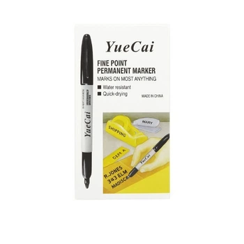 Маркер 2,0мм Yue Cai тонкий 12 шт. (2348)