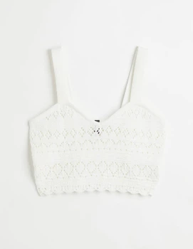 Топ H&M Ж1117726 (10626955) колір білий XXS