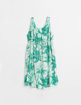 Сарафан H&M Ж1116893 (10711105) колір білий зелений (Ж1116893 - 209061)