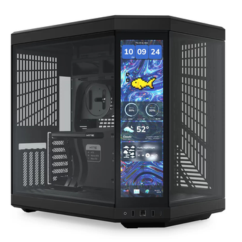 Корпус Hyte Y70 Touch Infinite Black Mid-Tower E-ATX with PCIE 4.0 cable (CS-HYTE-Y70TTI-BB)