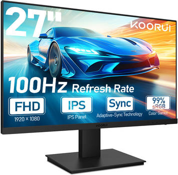 Монитор 27" KOORUI N02 Full HD IPS 100 Гц Б/В