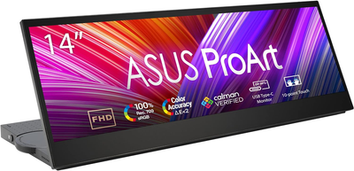 Монитор портативный сенсорный 14" Asus ProArt PA147CDV Full HD IPS 60 Гц Б/В