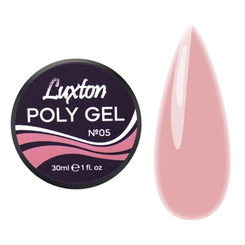 Полигель LUXTON Poly Gel 05 бежево-розовый 30 мл
