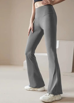Женские спортивные леггинсы клеш Comfort Style C4 (1853-44-01) Серый L No Brand (44)