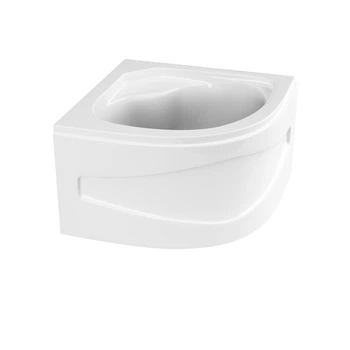 Душевой поддон RJ 90x90x45 см полукруглый, в комплекте с сифоном white 90RZ814