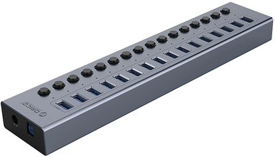 Hub USB Orico 16x USB-A 3.0 with switches (BT2U3-16AB)