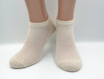 Шкарпетки універсальні у сітку Eco flax 076.S000 льон 41-44р. Бежевий