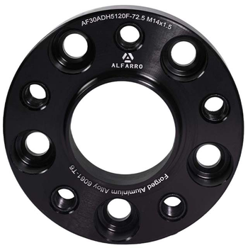 Колесная проставка-адаптер ALFARRO 1 шт. 30 мм PCD 5x120 DIA 72.6 с футорками 14x1.5 для BMW (Кованая)