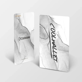 Криптогаманець CoolWallet Go з NFC на 2 картки Marble Mist (CWGOMM)