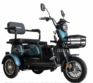 Електроскутер триколісний Crosser TR1 PRO (1200W 24AH 72V) - Синій