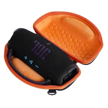 Чехол (футляр) для портативной колонки JBL Charge 6 (черный / оранжевый)