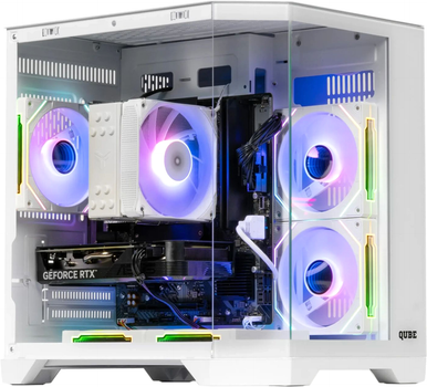Корпус QUBE Crystal ARGB White (CRYSTAL_GWNU3)