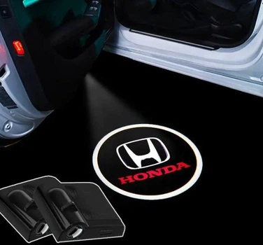 Проектор-подсветка дверей авто с логотипом Honda №1 Цена за 1шт (с магнитом, на скотче)