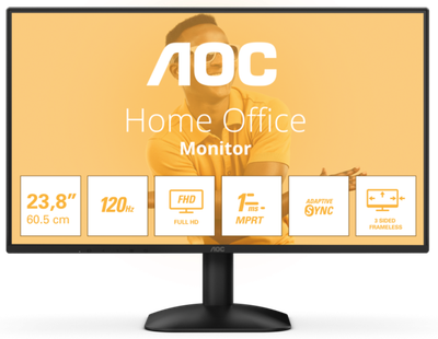 Монiтор 23.8" AOC 24B31H Black