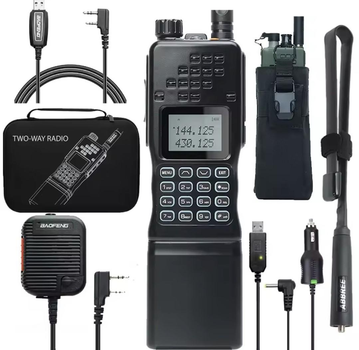 Професійна військова рація Baofeng AR-152 15W, 12000 mAh, BLACK (AR-152BMAX)