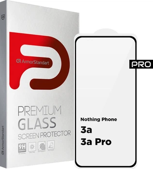 Защитное стекло ArmorStandart Pro для смартфона Nothing Phone (3a)/(3a) Pro Black (ARM85466)