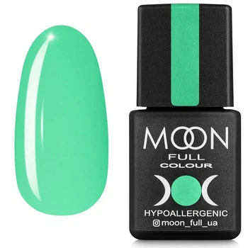 Гель лак Moon Full Breeze color №424 ярко-салатовый, 8 мл.