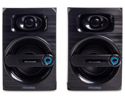 Колонки 2.0 Microlab b23, Black, 2 x 3 Вт, мдф/пластик, живлення від usb