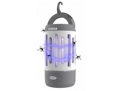 Лампа от насекомых N'oveen INK-851 мощностью 4W LED с влагозащитой IP44 портативный уничтожитель комаров мух мошек до 40 м² для дома дачи природы