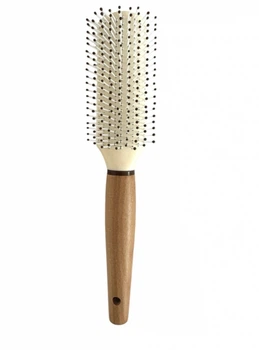 Расческа для волос браш Hair brush 23,7*4*2,5 cм с деревяной ручкой