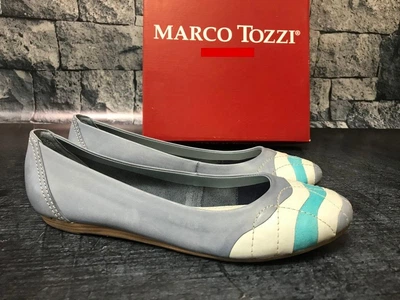 Балетки Marco Tozzi 2/2 22117/22 857 39 (25.5 см) Блакитний