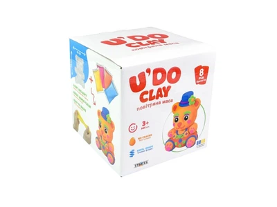 Набор для творчества Лепка. Медведь U'DO Clay, Strateg, 30844