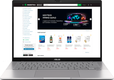 Ноутбук ASUS VivoBook S14 S3407CA-LY010 (90NB16J1-M000D0) Cool Silver
