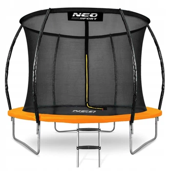 Батут с сеткой Neo-Sport NS-10C201 диаметр 10 (304-312 cm) черный