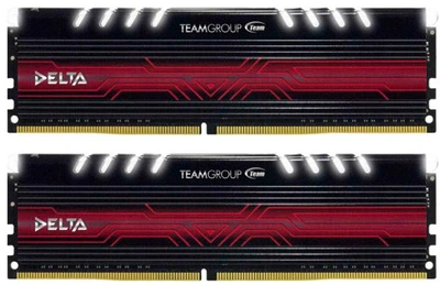 Оперативная память Team Delta DDR4-3000 8192MB PC-24000 (Kit of 2x4096) White LED (TDTWD48G3000HC16ADC01)