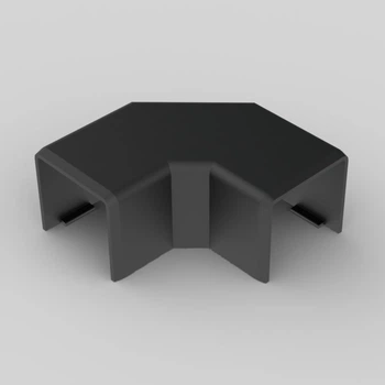 Угол плоский для короба LHD 20x20мм ПВХ белый [8623_FB] LH Kopos