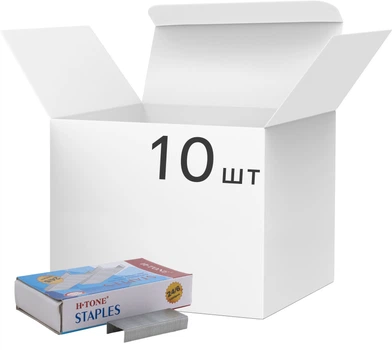 Набор скоб H-Tone №24/6 10 упаковок по 1000 шт (JJ40301-24/6)