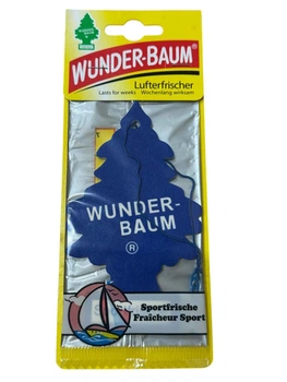 Ароматизатор в автомобиль Wunder Baum sport Освежитель воздуха Елка Сухой Листочек 5г