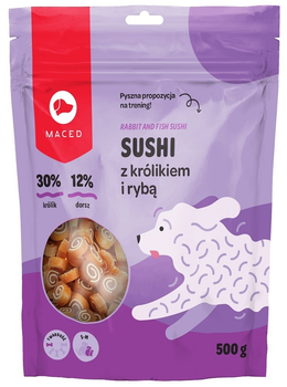 Przysmak dla psów Maced Sushi z królika i ryby 500 g (5907489317269)
