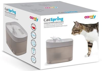 Автоматична поїлка для котів Comfy з фонтаном Catspring (5905546330367)