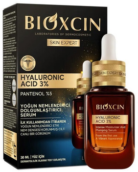 Serum z kwasem hialuronowym Bioxcin 3% nawilżające 30 ml (8680512632559)
