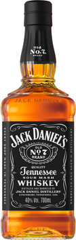 Теннессі Віскі Jack Daniel's Old No.7 0.7 л 40% (5099873089798_5099873009109)