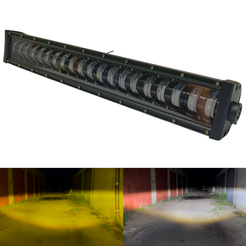 Светодиодная LED лед балка белого и жёлтого света с четкой СТГ 360W 54СМ 12-36V