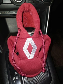 Чехол кофта Худи аксессуар на КПП Car Hoodie рено Renault бордовый