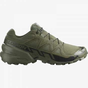 Летние тактические кроссовки SALOMON SPEEDCROSS 6 FORCES р46 (29.5см) олива (471612-31)