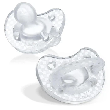 Пустышка Chicco Physioforma Crystal силиконовая от 16 до 36 месяцев, 2шт. 73086.31