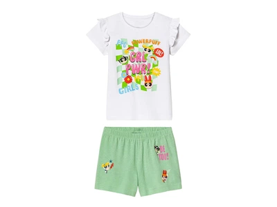 Детская трикотажная пижама для девочки футболка та шорты Lupilu 98-104 см (2-4Y)