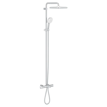 Душова система настінного монтажу з термостатом для ванни Grohe Tempesta System 250 Cube (26691001)