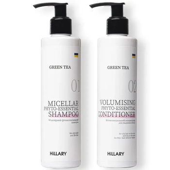 Набір для жирного типу волосся Hillary Green Tea Phyto-essential K-11-155